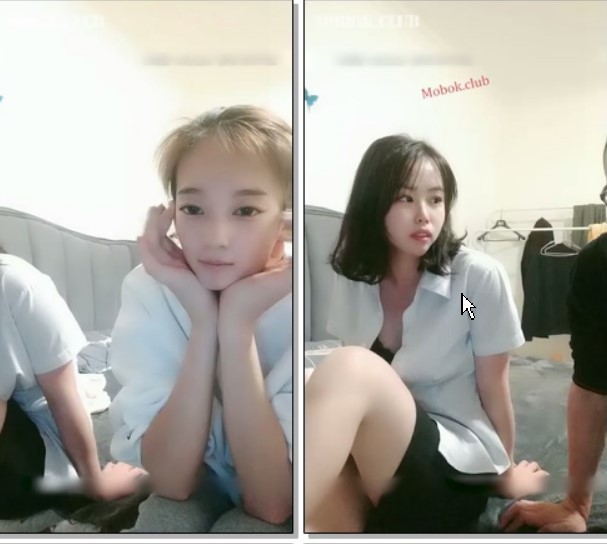 社會紋身寸頭哥真會玩,一次約倆OO後太妹,掰開倆妹子小茓一頓蹂躏,壓到身下輸出