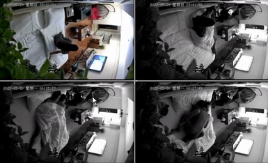 新流出 酒店安防摄像头偷拍文艺小青年约良家少妇对白清晰（不要祸害我）