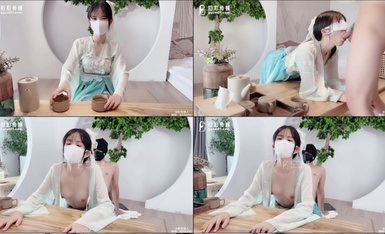 扣扣傳媒 91Fans FSOG048 中秋特輯 常青樹前漢服妹 粉色情人.