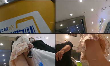 私房售价50元作品（空城原创） 稀有 超市清纯可爱的花裙妹子居然无内裤逛街4K高清版