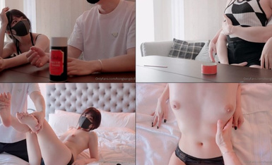 最新火爆香港网红美少女▌HongKongDoll ▌情人节特辑 真心话大冒险 迷人胴体无套内射玩偶姐姐