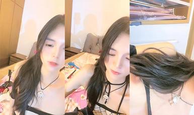 翹臀長腿緊身牛仔黑絲絕色女神 爆漿 (1)