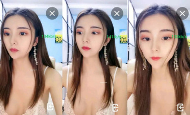 人氣女神【嫩模貝貝】制服誘惑~騷舞勾引~抖臀擠胸 (10)