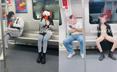 頂級反差女神〖娜娜愛之屋〗最新露出挑戰，人來人往商場地鐵人前偷偷露出，緊張刺激！超級反差合集（2）