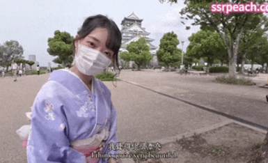 【SSRPeach】 清華大學外文系臀後健身教練「Ellie」OF劇情私拍  有婦之夫在日搭訕和服女反被勾引