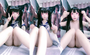 【成年妹妹】吐舌高潮臉掰逼收縮站立掰逼噴尿 (3)