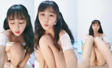 雙馬尾學生嫩妹【甜甜圈】掰穴自慰 粉嫩鮑魚 (9)