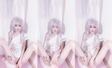 推特極致反差蘿莉【小靈醬】自摸插穴 BB超粉嫩 各種COS合集 (1)