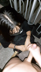 韓國大叔偷拍韓國援交小妹的口交藝術：年輕美眉的口技高超，精液噴發瞬間，令人難以忘懷 (3)