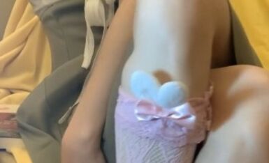 美腿家教老师真空辅导“作业”