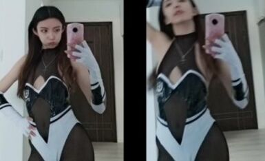 极品的身材，看一眼就能吐一口老血，宇宙无敌超级美腿网红 clear各种Cosplay 1